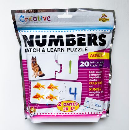 Numbers Match & Learn Puzzle