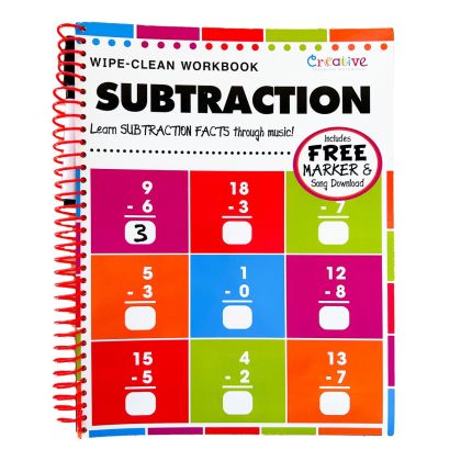 Subtraction Wipe Clean Workbook 