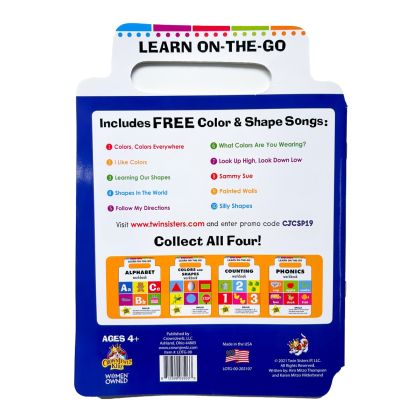 Learn on the Go Color and Shapes Workbook 