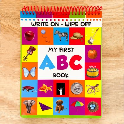 My First ABC Write On Wipe Off Workbook 