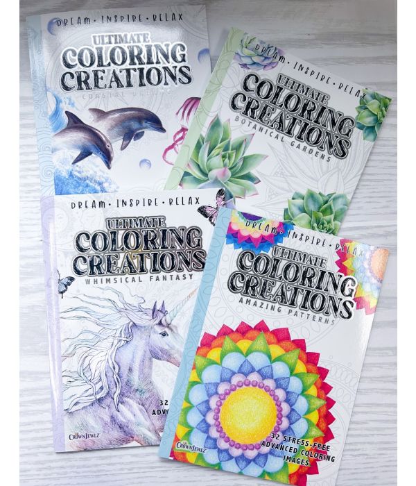 Ultimate Coloring Creations Advanced Coloring Books 