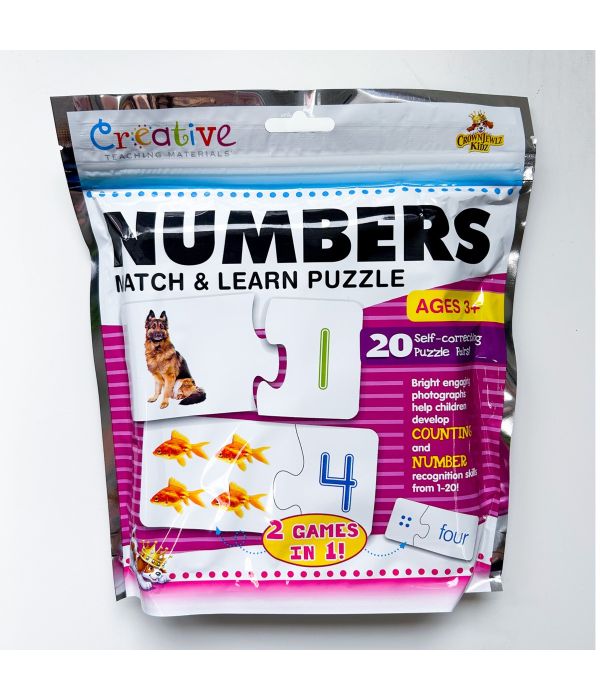 Numbers Match & Learn Puzzle